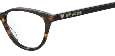 Premium Women Moschino Love Model Eyeglasses: MOL545 - Havana Azure- SpecSMART Eye Clinic (Zoom View)